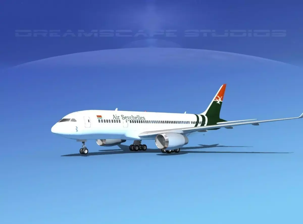 Boeing 787-8 Air Seychelles 3D model