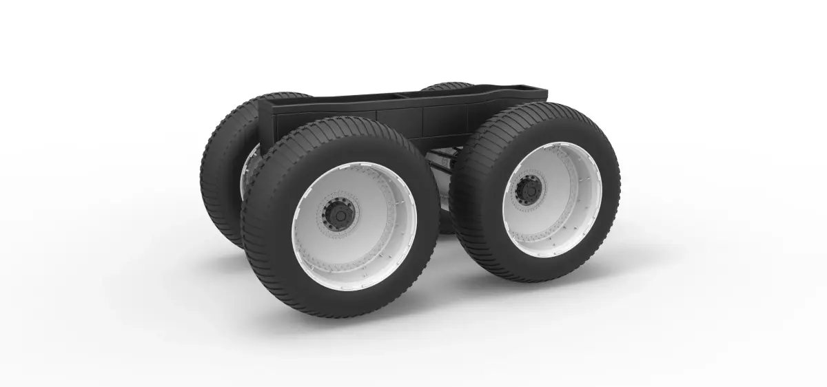 Chassis of vintage monster truck Scale 1 to 25 3D print model purchase