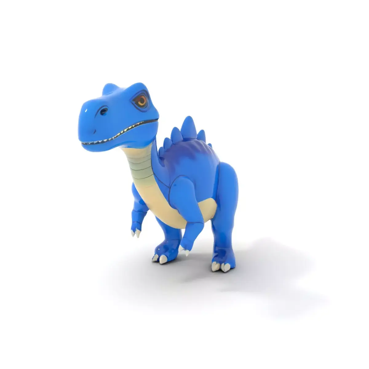Stegosaurus Dinosaur Model Pack with PBR Textures Low-poly 3D model