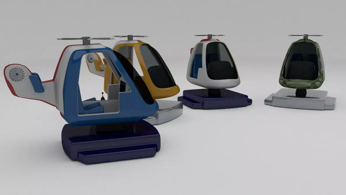 Kiddie Ride Pack 3D print model