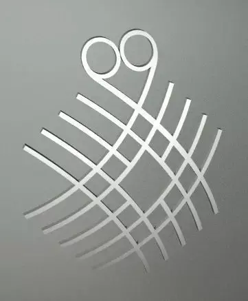 FORM 1 logo for restaurant with pair of scissors in shape of ... Free 3D model