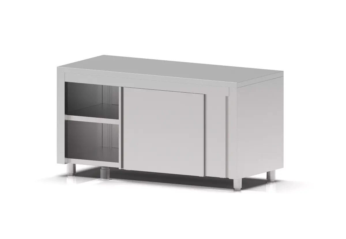 Worktable with Sliding Door  -  Ready to Manufacture 3D model