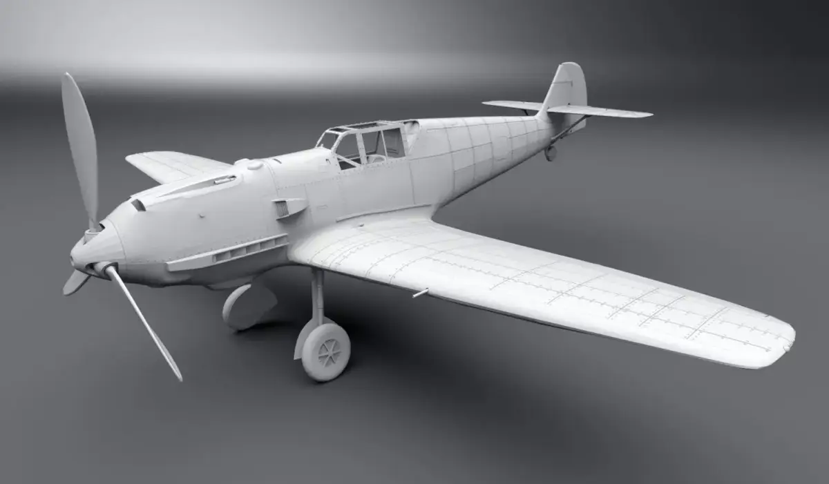 Messerschmitt Bf 109 Scale model 3D print model