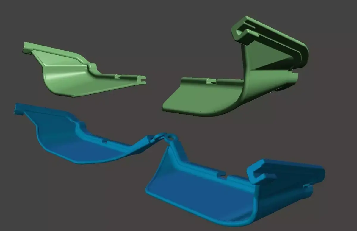 Yamaha Super Tenere bottom hand guard extenders XT1200Z XT1200 Free 3D print model