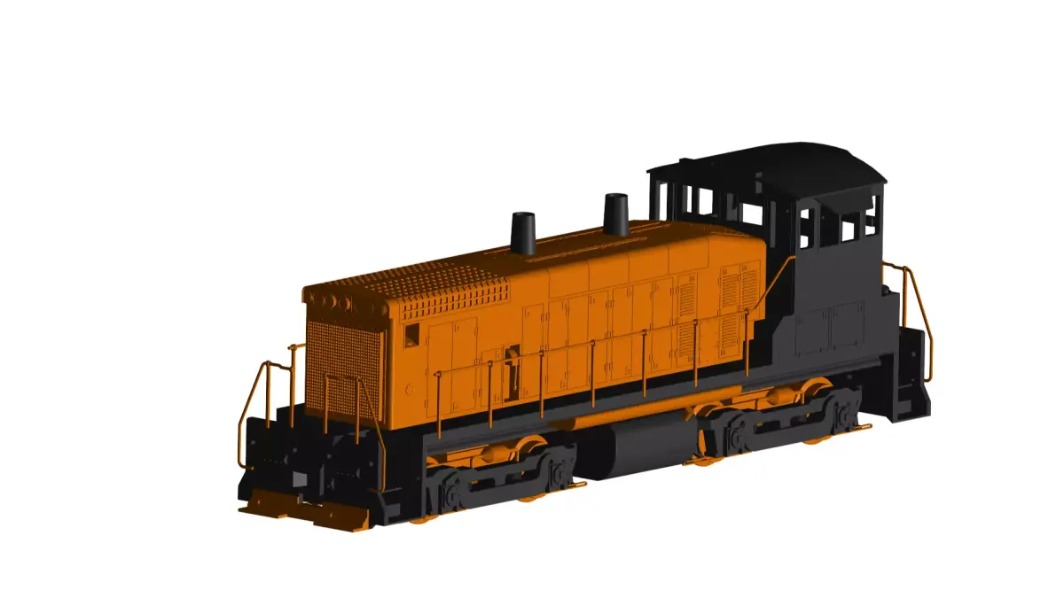 locomotive 3D model buy