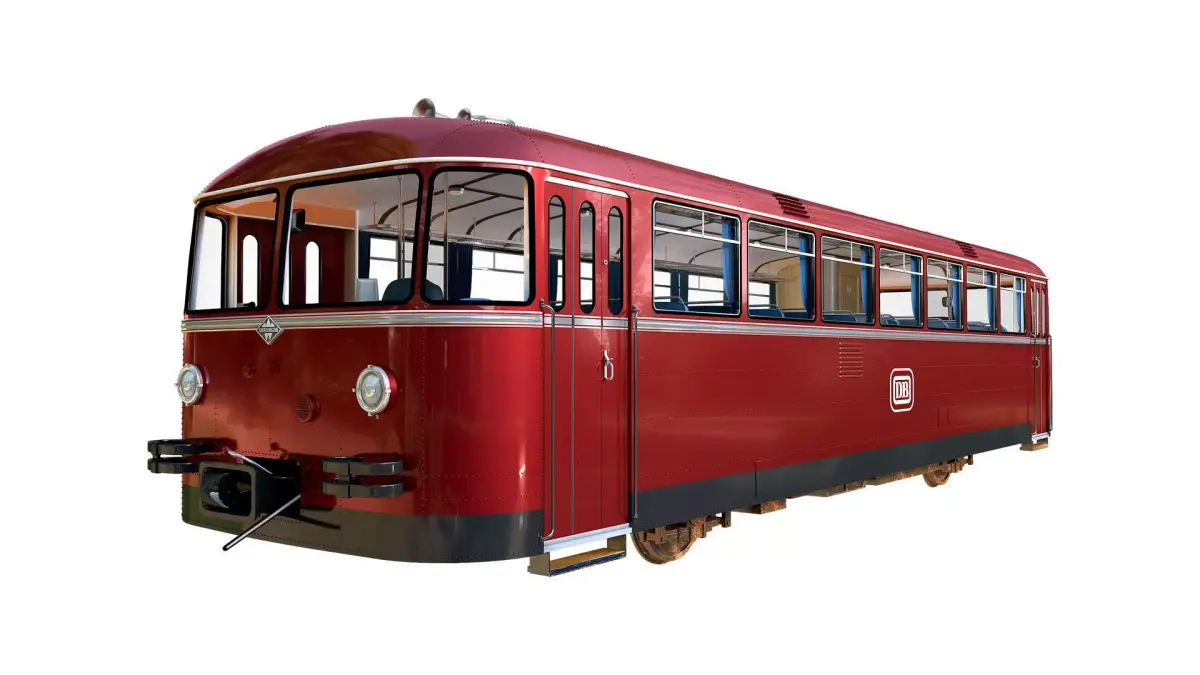 Schienenbus Uerdingen VT 95 Railbus 3D model