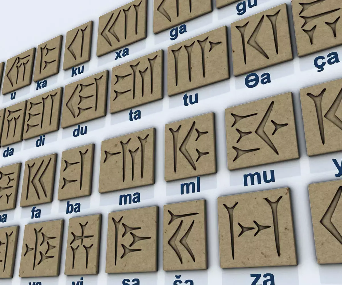Persian Cuneiform Blocks 3D model