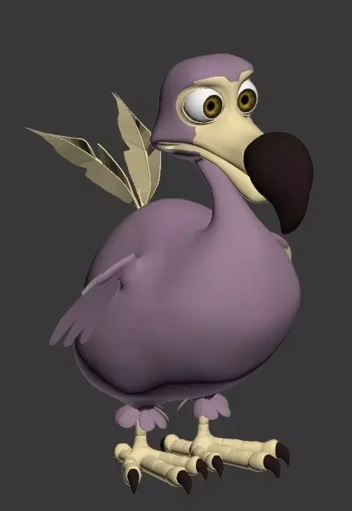 Dodo bird model Low-poly 3D model