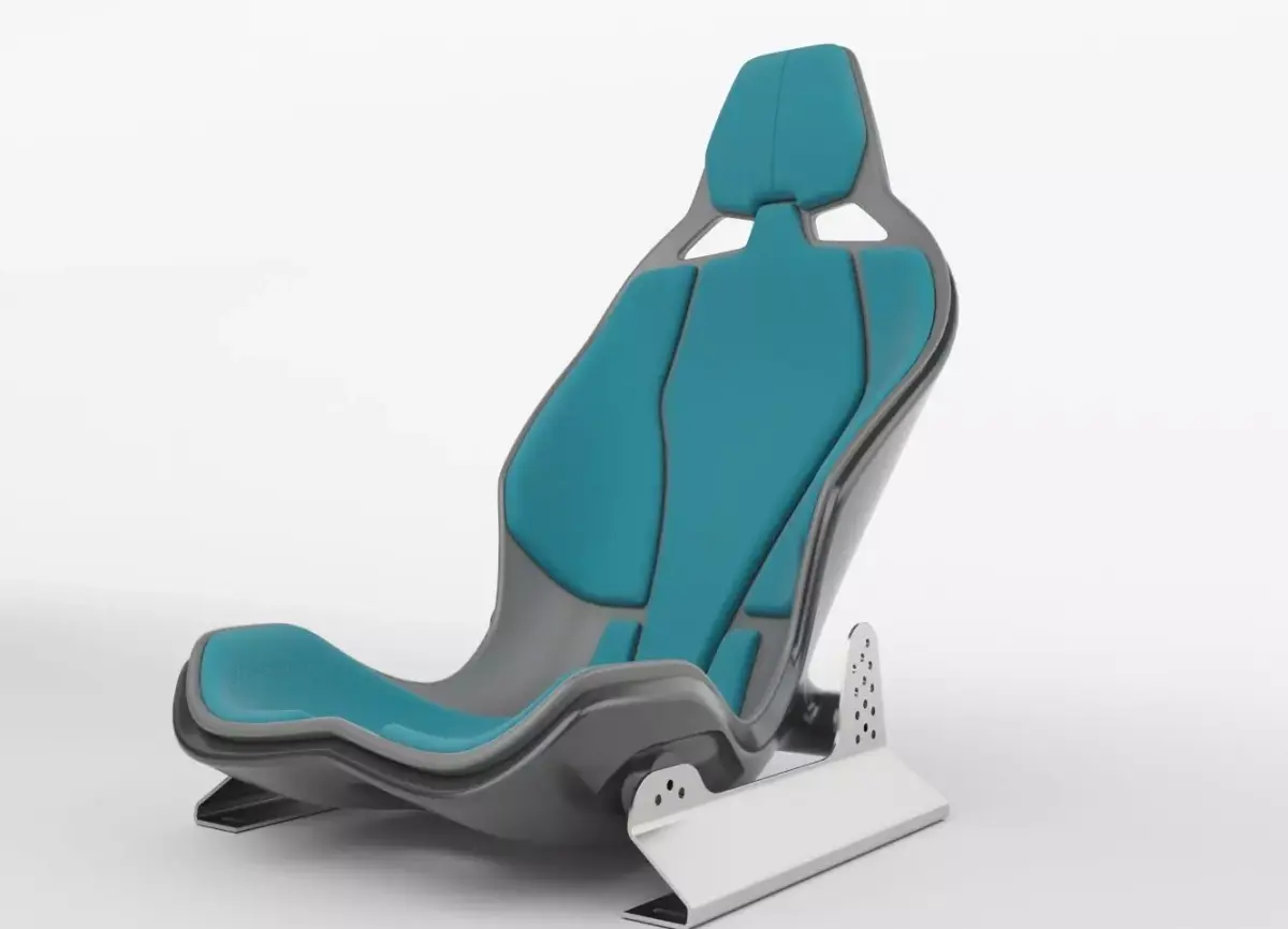 performance car seat 3D model