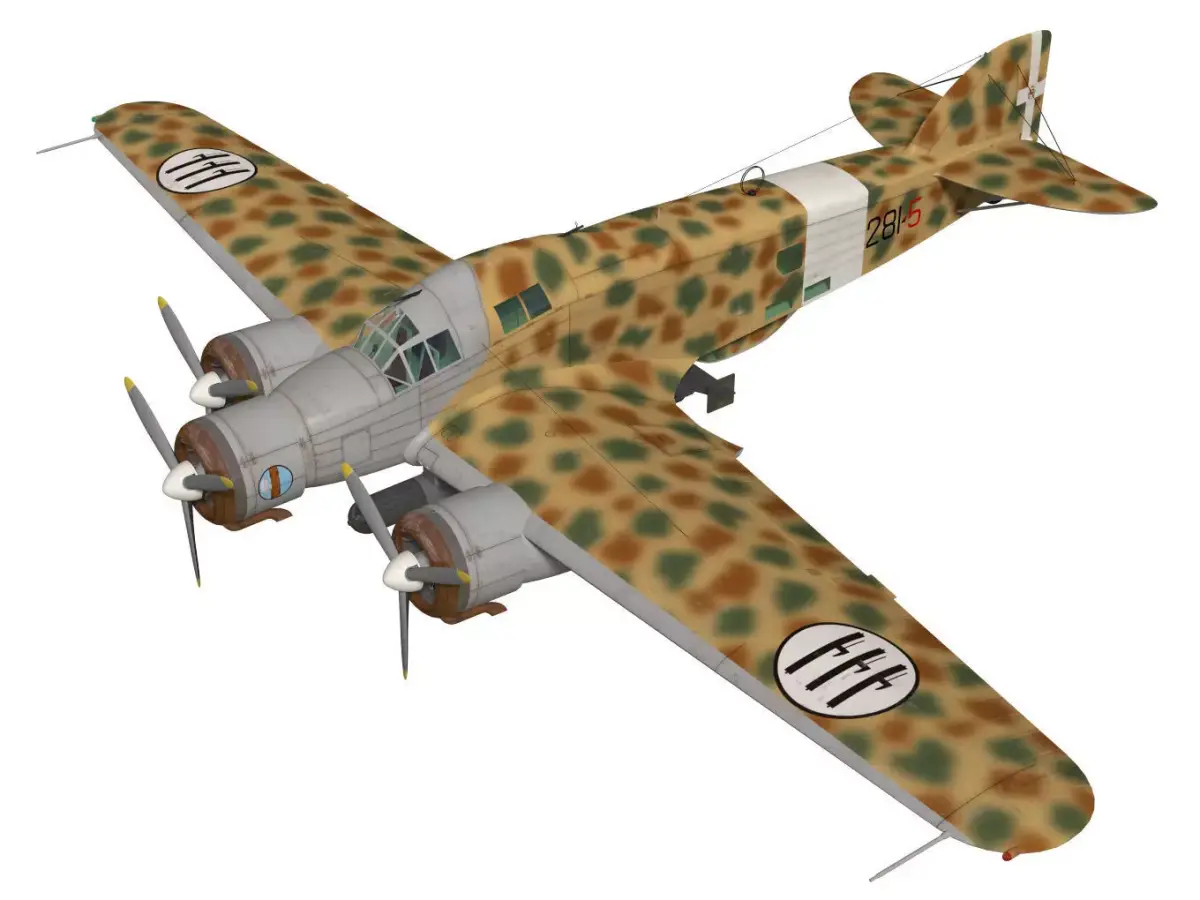 Savoia-Marchetti SM79 Sparviero 3D model purchase