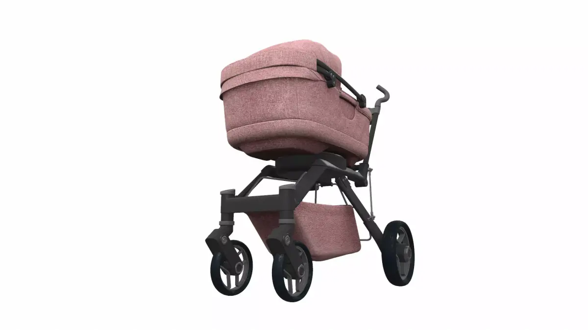 Baby stroller 06 3D model