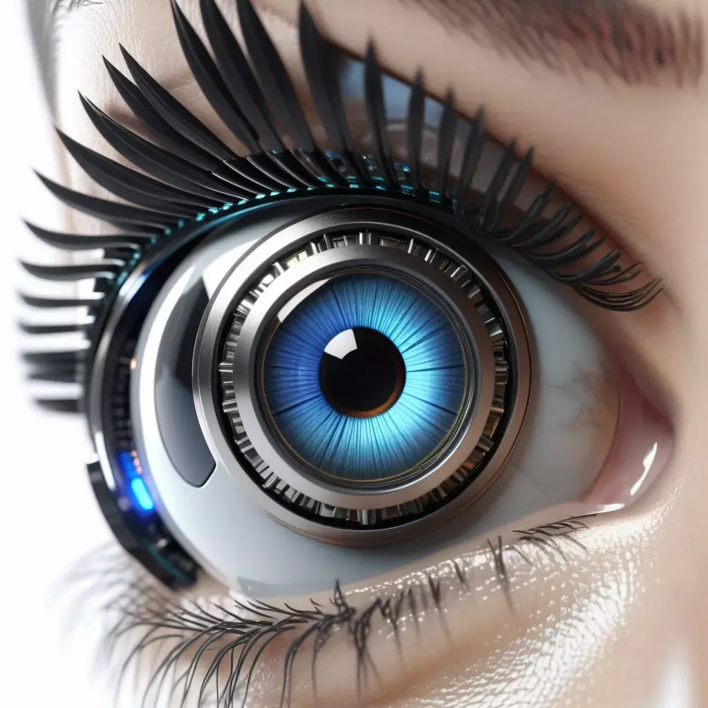 Cybernetic Eye Implant 3D Model 3D model