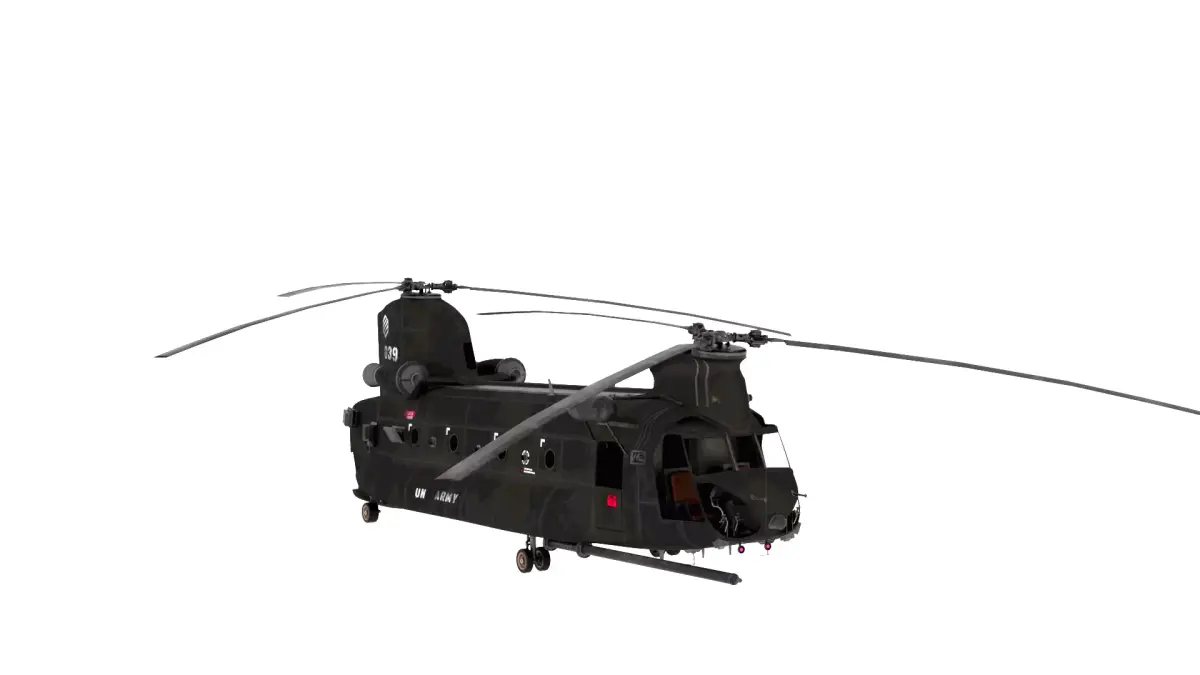 GH Transportation Helicopter Rigged  3D model