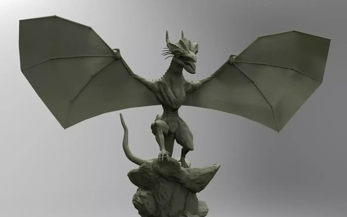 Dragon model statue 3D model