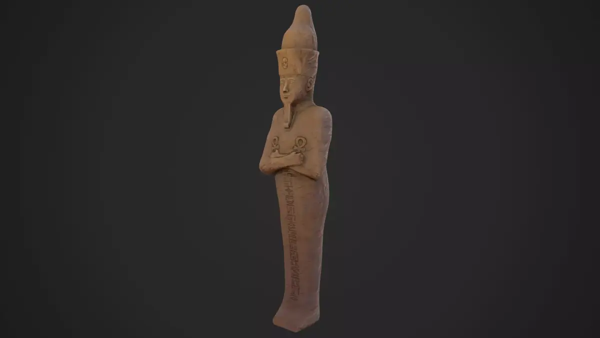 Egypt Statue Low-poly 3D model