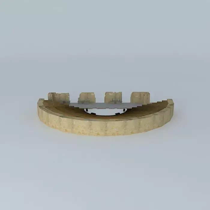 Roman theater in Regina Casas de Reina Free 3D model