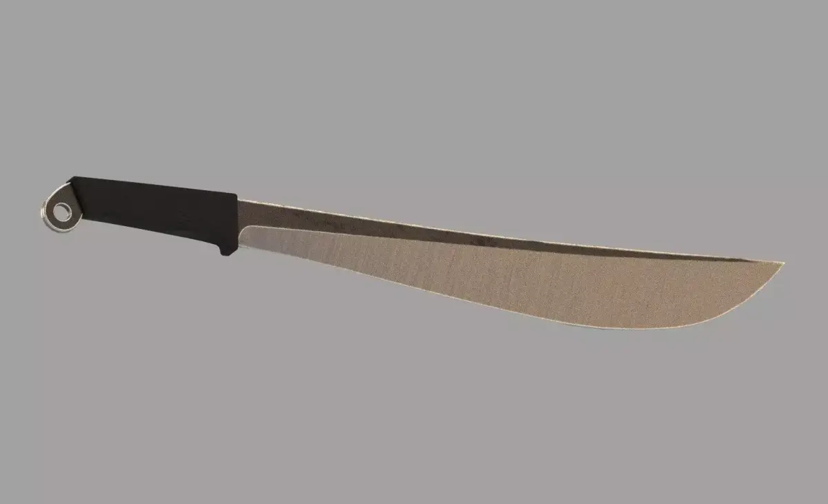 Machete knife  Free low-poly 3D model