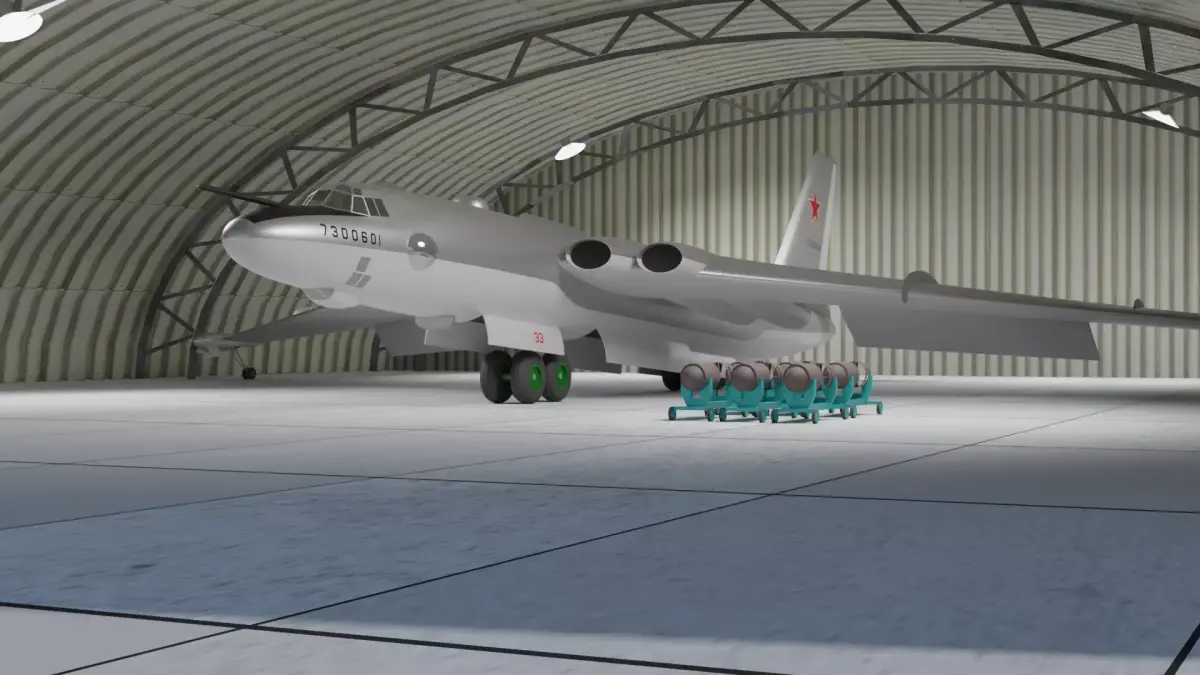Myasishchev 3M Molot Bison-B 3D model