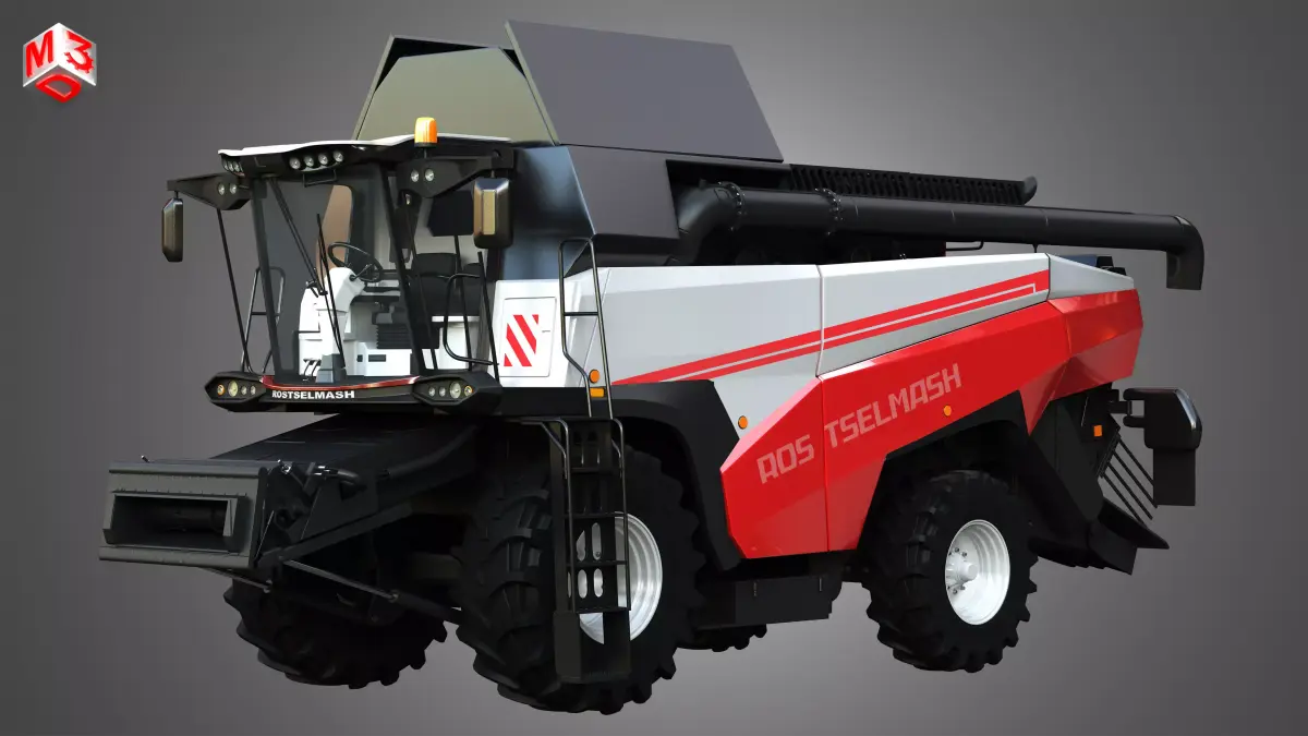 Rostselmash - RSM 161 Harvester Combine  3D model