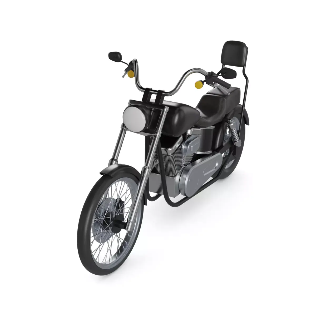 Chopper 3D model 2