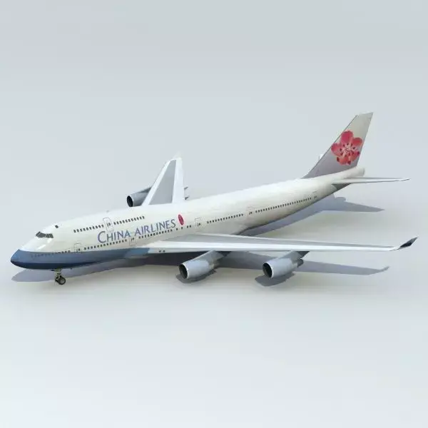 747-400 China Airlines 3D model