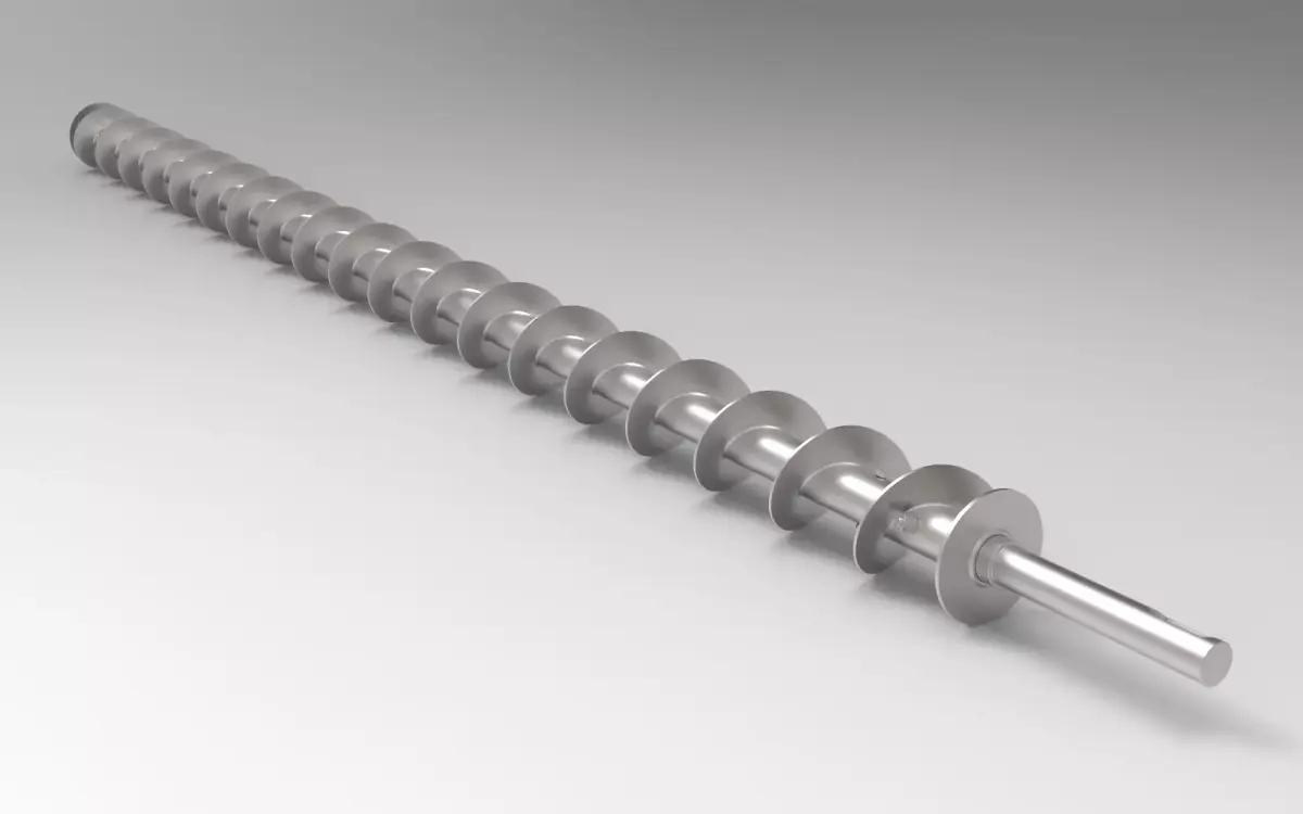 Screw metal 3D model