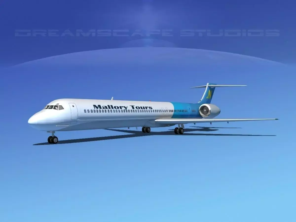Douglas MD-80 Mallory Tours 3D model