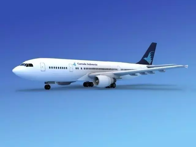 Airbus A300 Garuda Indonesia 3D model