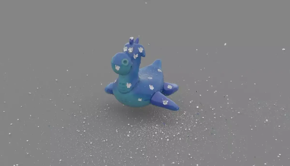 Houdini - Power Asset Shooter System Low-poly 3D model