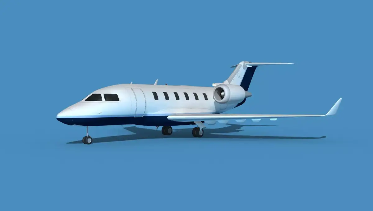 Bombardier CL604 Challenger V05 3D model