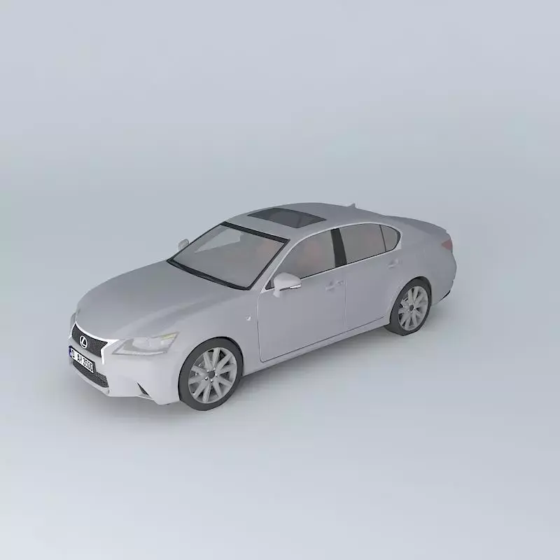 Lexus GS 350 F Sport L10 2013 Free 3D model