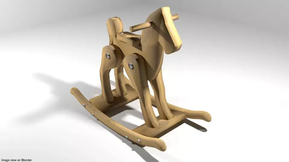 Rocking Horse - Type 2 3D model