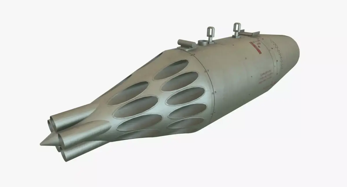 Rocket Launcher UB-32A Low-poly 3D model