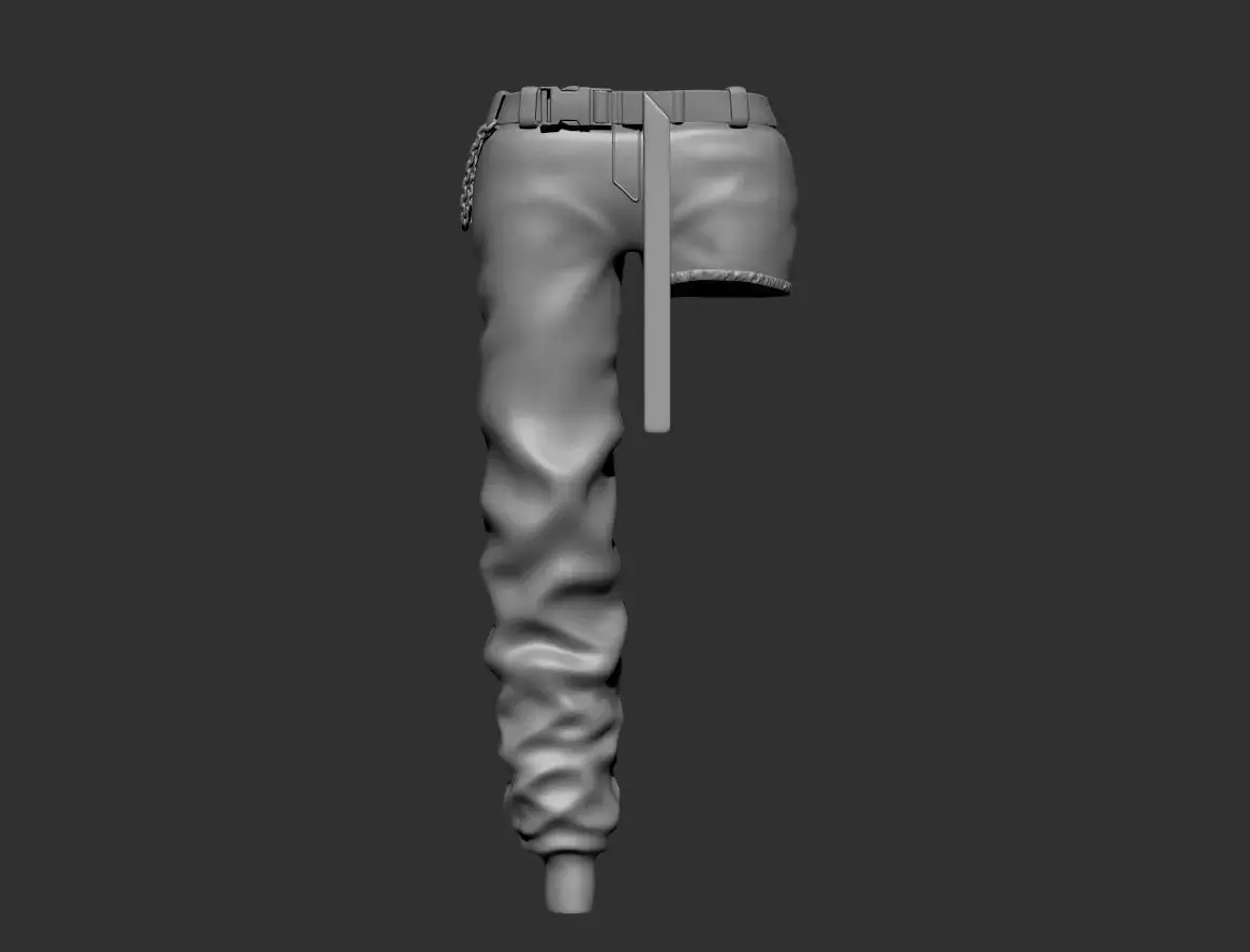Female Combats Pants 3D model
