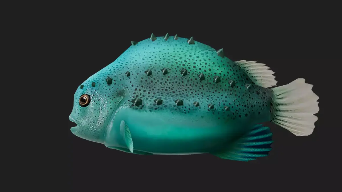 Lumpfish Low-poly 3D model
