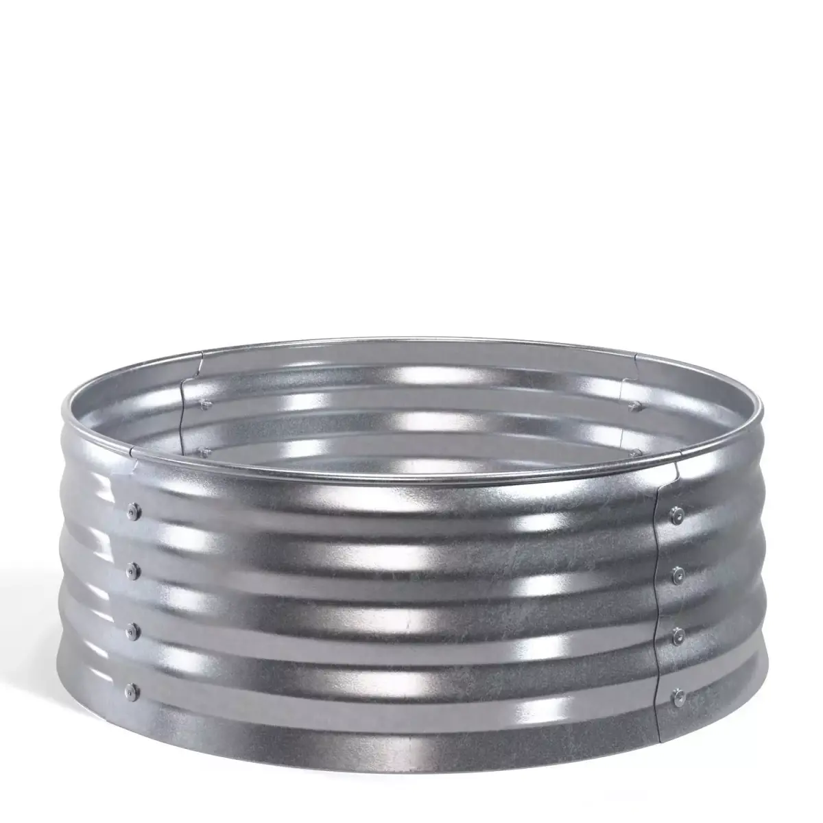 Backyard Creations 36 In Galvanized Steel Fire Ring  PBR 3D model