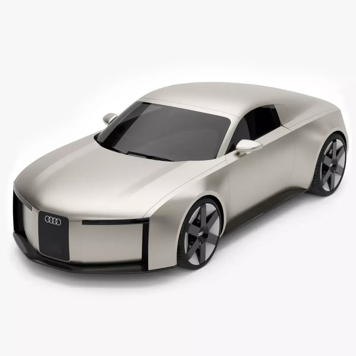 Audi Concept C Low-poly 3D model