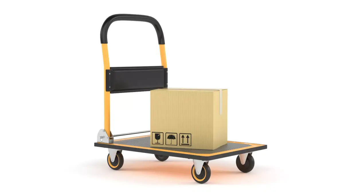 Folding Handle Trolley 3D model