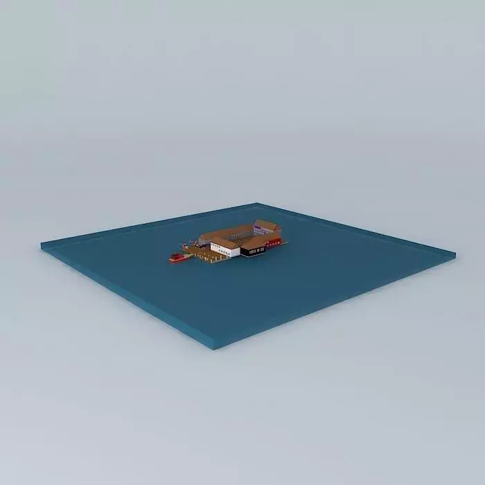 The Water City Free 3D model