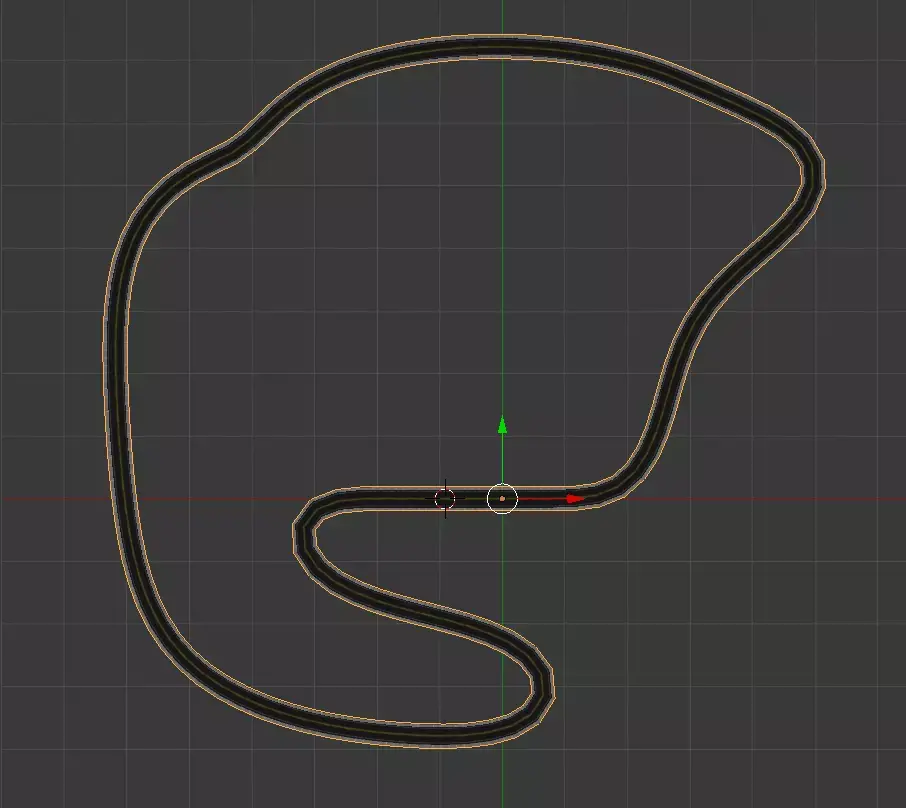 Race Track Low-poly 3D model order
