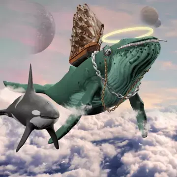 NFT Complete Collection Whales up to 7000nfts 3D model