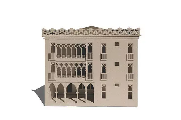 Venice Palace Cadoro 3D model
