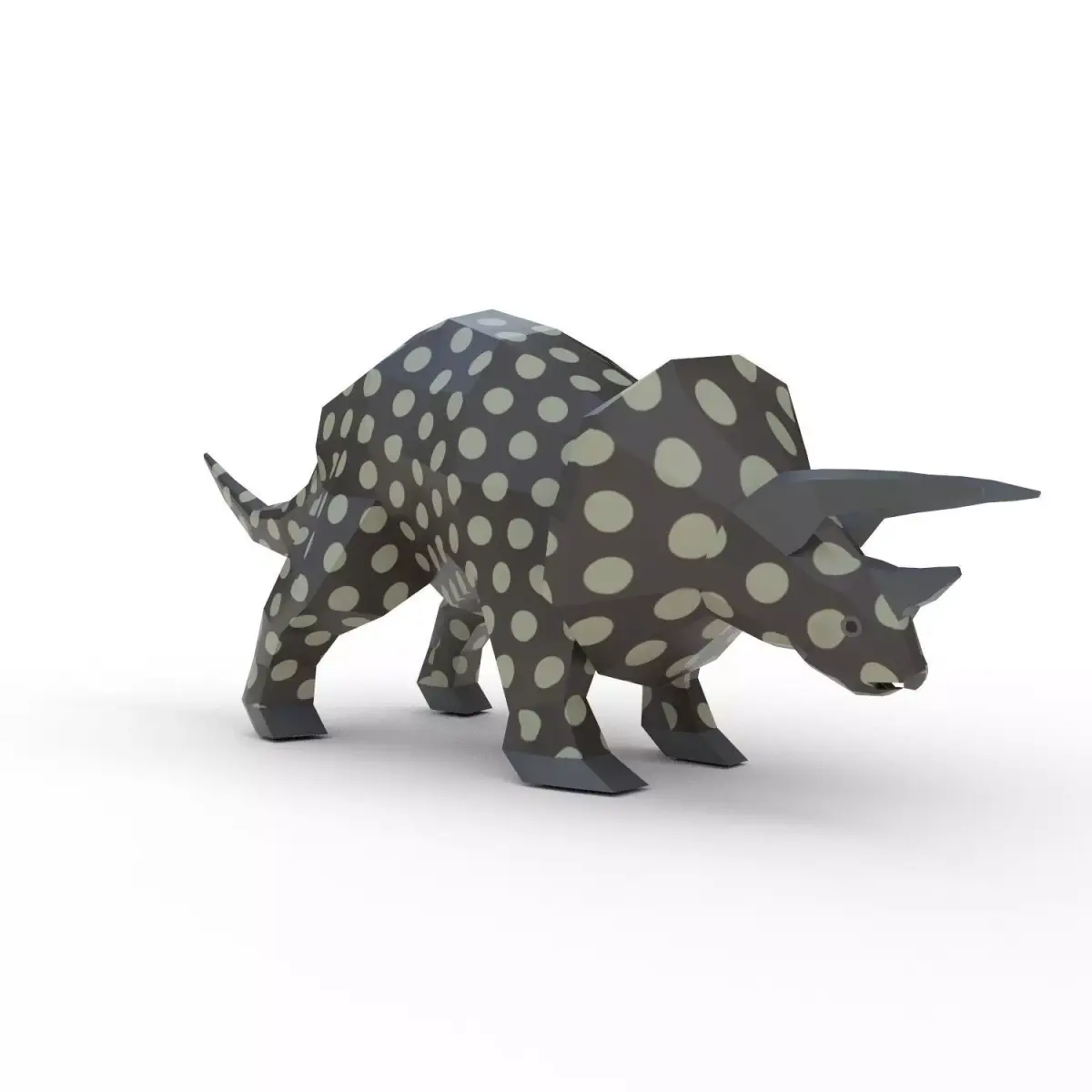 Dinosaur Triceratops - 02 Low-poly 3D model