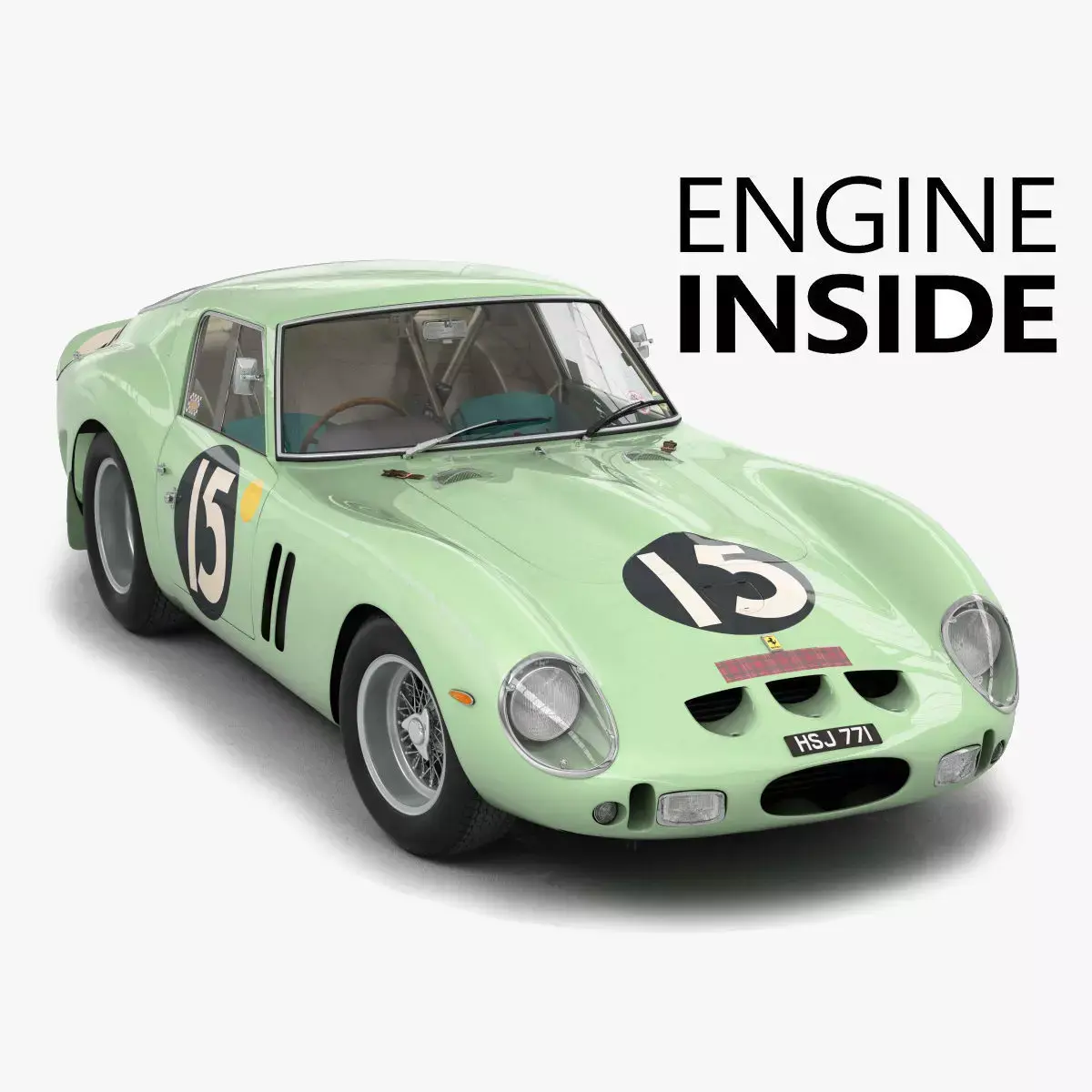 Ferrari 250 GTO - 3505GT - Complete 3D model
