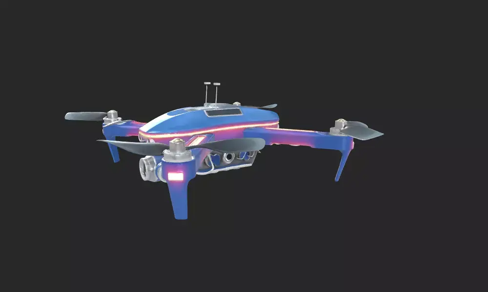 Drone 3D Model for Rendering 3D model