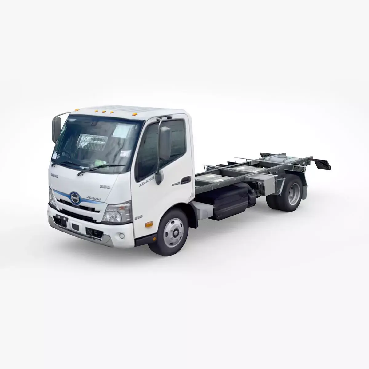 Hino 616 Hybrid Chassis 2020 Low-poly 3D model