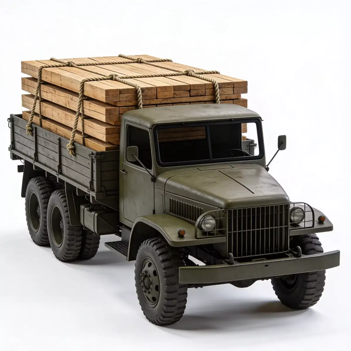 WWII Light Tank 3D Model Low-poly 3D model