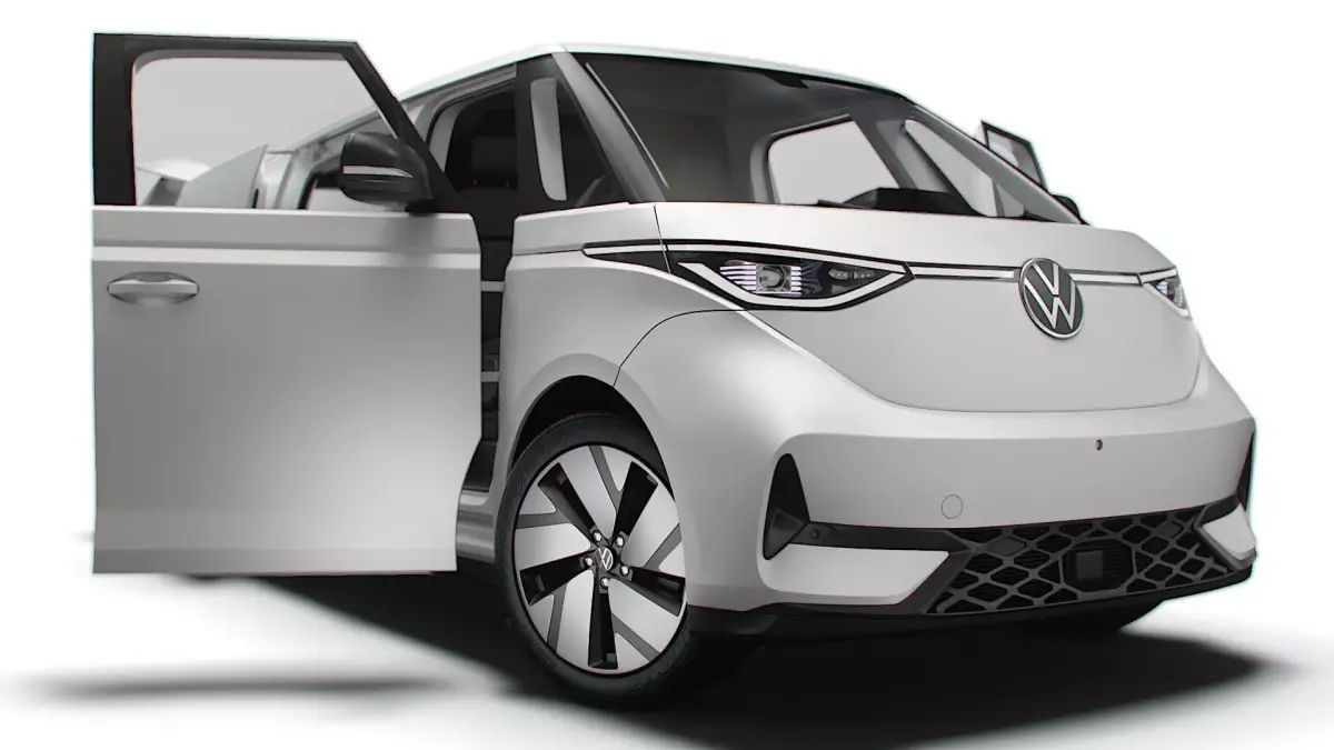 VW ID Buzz Cargo LWB GTX HQ Interior 2024 3D model