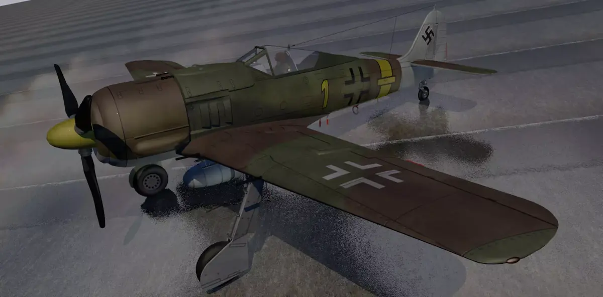 Focke-Wulf Fw-190 A-8 3D model