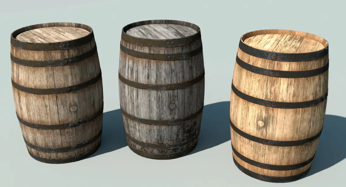 Wood Crates 3D model